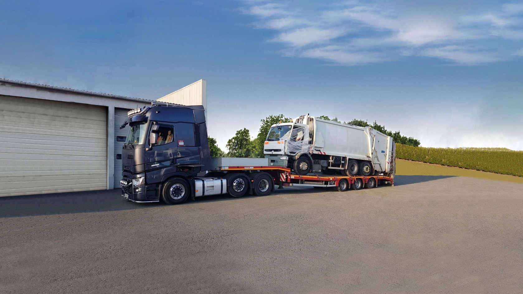 Breakdown service also possible with MAX Tailer trailers and semi-trailers
