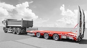Lift-axle for the 3-axle version for less tyre use depending on the load and the empty run. 