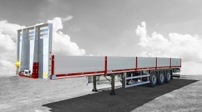 Alu-sideboards in the loading area and with foldable KINNEGRIP stakes.