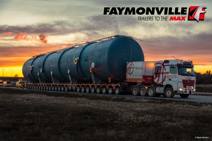 Faymonville offers trailer solutions from 20 to 500 tons payload. 