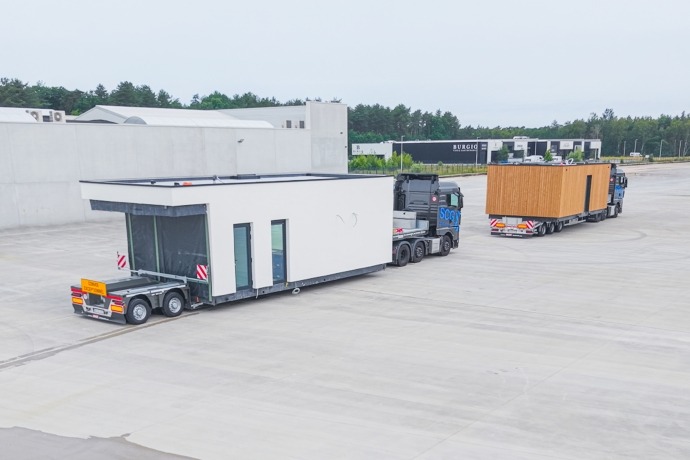 On the road with modular living units